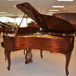 1987 Mahogany Yamaha Queen Anne grand piano and duet bench - Grand Pianos